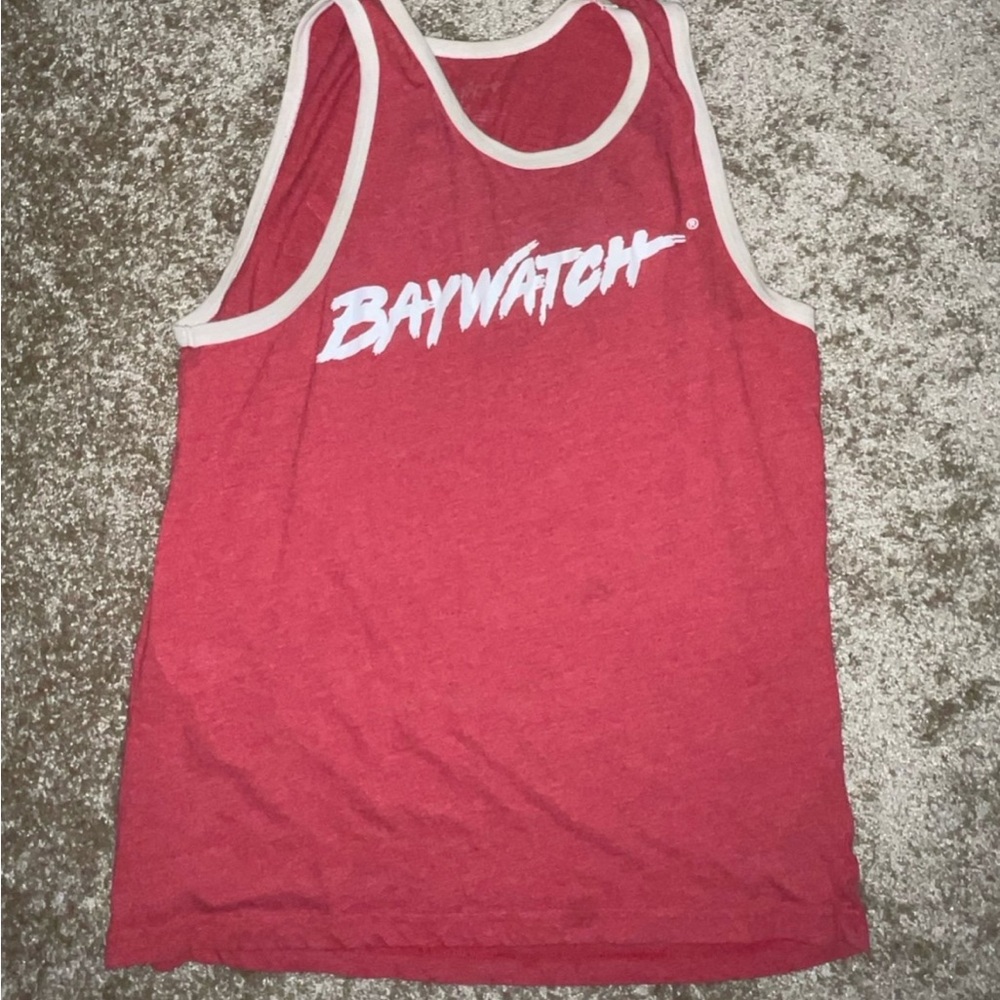 Red tank top